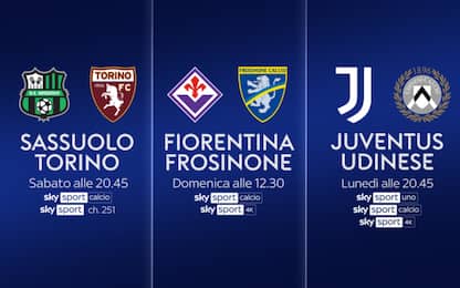 Il calendario della 24^ giornata di Serie A