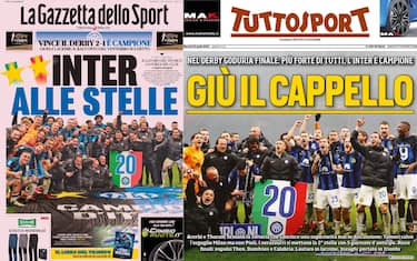 "Giù il cappello": l'Inter campione sui giornali