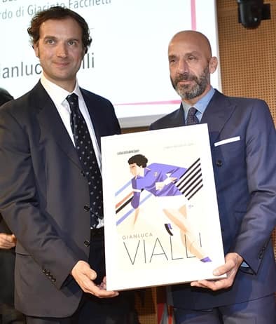 Gianfelice Facchetti e Gianluca Vialli nel 2019
