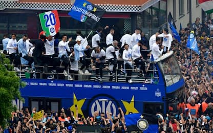 Inter, la parata per Milano in LIVE STREAMING