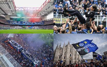 L'Inter celebra lo scudetto: le foto della festa