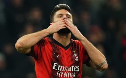 Giroud dice addio al Milan: il saluto ai tifosi