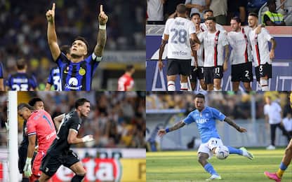 Serie A, 1^ giornata: le partite e le statistiche