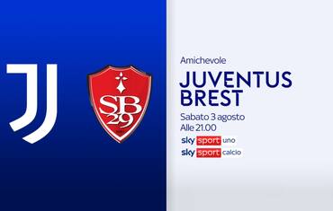 Le amichevoli di A: staseraJuve-Brest su Sky