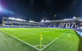Bergamo, Italy. 02nd Nov, 2021. Bergamo, Italy, November 2, 2021, General view of the Gewiss Stadium ahead of the UEFA Champions League, Group F football match between Atalanta BC and Manchester United on November 2, 2021 at Gewiss Stadium in Bergamo, Italy - Photo: Nigel Keene/DPPI/LiveMedia Credit: Independent Photo Agency/Alamy Live News