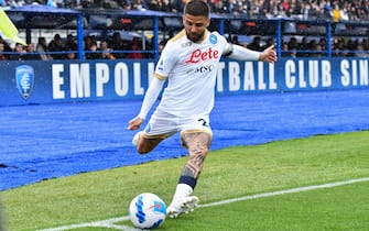 Lorenzo Insigne (SSC Napoli)  during  Empoli FC vs SSC Napoli, italian soccer Serie A match in Empoli, Italy, April 24 2022