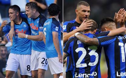 Inter e Napoli a quota 8: le cooperative del gol