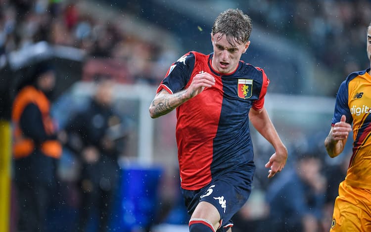 Genoa, Italy. 13 August 2021. Nicolo Rovella of Genoa CFC in