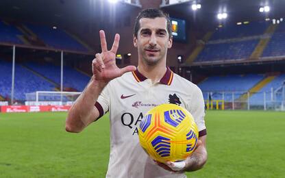 Triplette senza doppiette: in 42 come Mkhitaryan