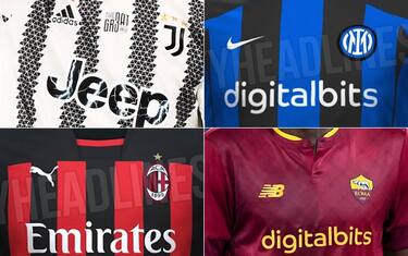 Come saranno le maglie 2022/23 dei club di A