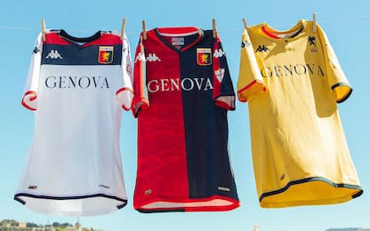 Il Genoa celebra la città con una nuova maglia