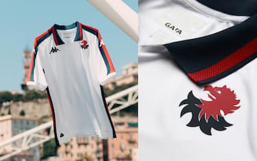 Genoa, sulla seconda maglia torna il "gallinaccio"