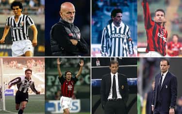 I 36 doppi ex di Milan e Juve degli ultimi 50 anni