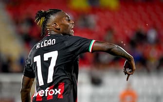 Milan's Rafael Leao portrait reacting  during  LR Vicenza vs AC Milan, friendly football match in Vicenza, Italy, August 06 2022