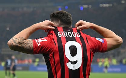 Giroud saluta il Milan: ha sfatato il tabù della 9