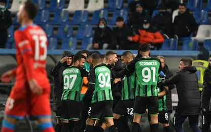 Da 0-2 a 2-2, il Sassuolo rimonta il Napoli