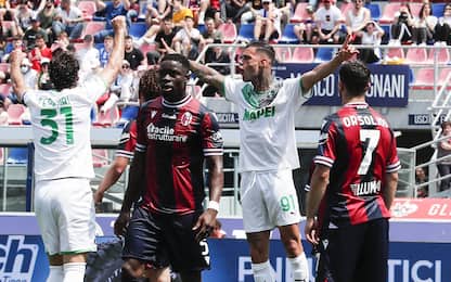 Il Sassuolo si prende il derby: 3-1 al Bologna