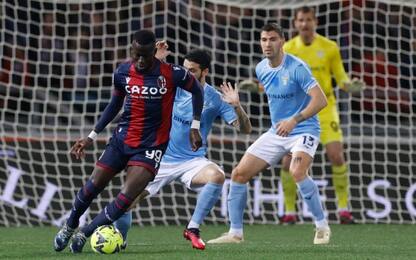 Lazio, niente sorpasso all'Inter: 0-0 a Bologna
