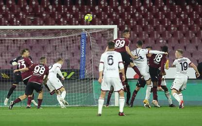 Il Bologna rimonta la Salernitana: 2-2 all'Arechi
