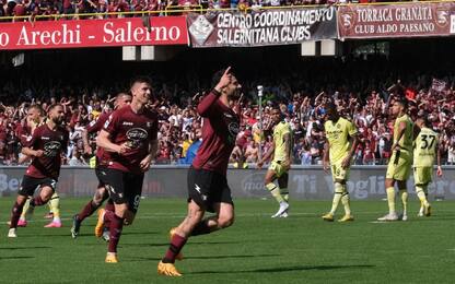 La Salernitana vince al 96': Udinese ko 3-2