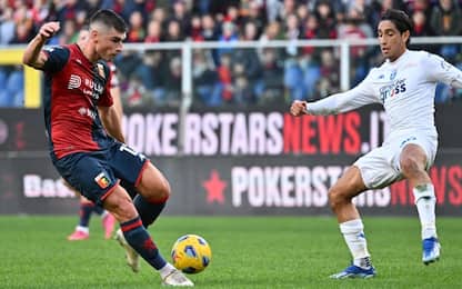 Cancellieri dopo Malinovskyi: Genoa-Empoli 1-1