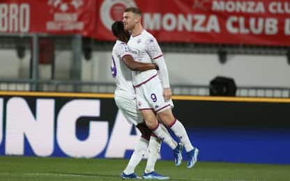 Fiorentina da Champions: 1-0 a Monza con Beltran