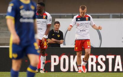 Gudmundsson ribalta il Verona: il Genoa vince 2-1