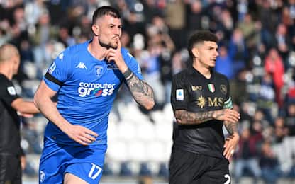Cerri stende il Napoli: l’Empoli vince 1-0 