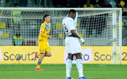 Rilancio Frosinone: Salernitana ko 3-0 e va in B