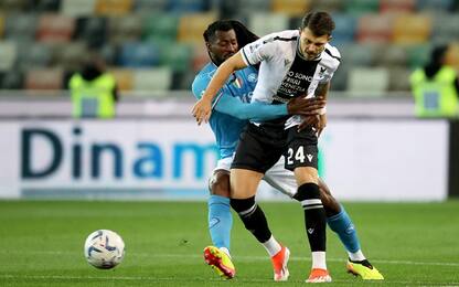 Udinese-Napoli 0-0 LIVE: occasione Samardzic