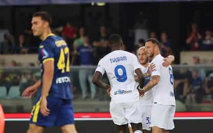 Gli highlights di Verona-Inter 2-2