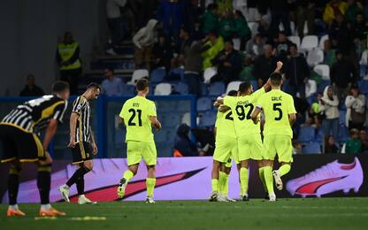 La Juve incassa il primo ko: vince il Sassuolo 4-2