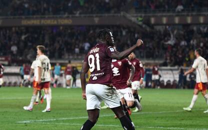 Gli highlights di Torino-Roma 1-1