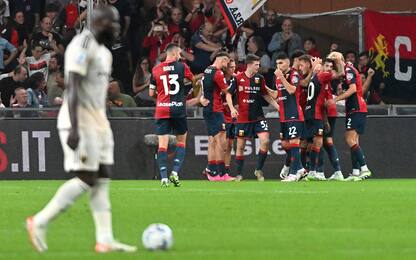 Roma spenta, il Genoa vince 4-1 a Marassi