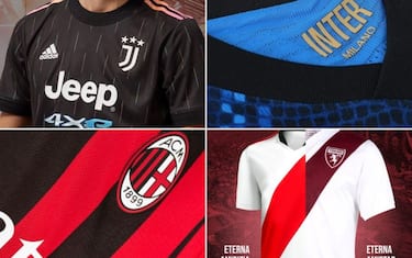 Le nuove maglie della Serie A 2021-2022. FOTO
