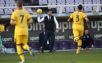 Parma's coach Roberto D'Aversa during the Italian serie A soccer match between  ACF Fiorentina vs Parma  at t?he stadium Artemio Franchi in Florence, Italy, 7 March 2021
ANSA/Claudio Giovannini