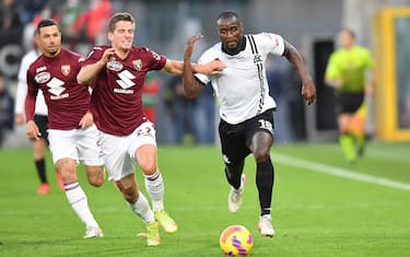 Foto Tano Pecoraro/LaPresse
06 Novembre 2021 - La Spezia, Italia
Sport, Calcio
Spezia vs Torino - Campionato italiano di calcio Serie A TIM 2021/2022 - Stadio Alberto Picco
Nella foto: praet, nzola
Photo Tano Pecoraro/LaPresse
November 06, 2021 - La Spezia, Italy
Sport, Soccer
Spezia vs Torino - Italian Serie A Football Championship 2021/2022 - Alberto Picco Stadium
In the photo: praet, nzola