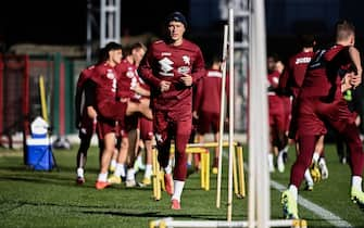 Foto Marco Alpozzi/LaPresse  05 Dicembre 2022 - Torino, Italia - sport - ESCLUSIVA TORINO FC - Sessione di allenamento
Nella foto:  Mergim Vojvoda (Torino Fc);


December 05, 2022 Turin, Italy - sport soccer -EXCLUSIVE TORINO FC - Training Session
In the pic: Mergim Vojvoda (Torino Fc);