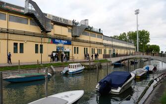 VENICE, ITALY - JUNE 02:  A general view Stadio Pierluigi Penzo during the International Friendly match between Italy U21 and France U21 at Stadio Pierluigi Penzo on June 2, 2016 in Venice, Italy.  (Photo by Dino Panato/Getty Images)