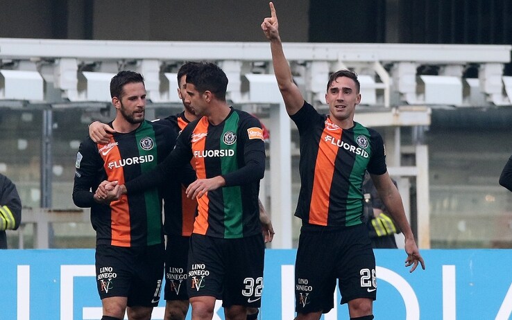 L'esultanza di Capello dopo il gol al Chievo (ph. Lapresse)