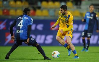 Frosinone vs Chievo Serie BKT 2019/2020 Foto Roberto Settonce/LaPresse
10 Novembre 2019 Frosinone Italia
sport calcio
Frosinone vs Chievo Campionato di calcio Serie BKT 2019/2020 - Stadio "Benito Stirpe"
Nella foto: paganini contrastato da joel obi
Photo Roberto Settonce/LaPresse
10th November 2019 Frosinone Italy
sport soccer
Frosinone vs Chievo - Italian Football Championship League BKT 2019/2020 - Benito Stirpe stadium.
In the pic:joel obi opposes paganini