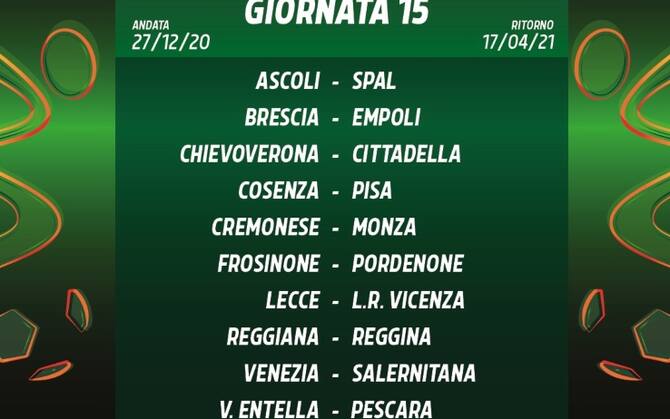 Calendario Reggiana 2020 2022