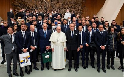 La Serie B incontra il Papa: "Esperienza toccante"