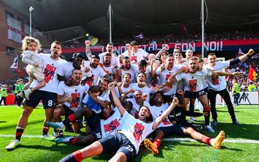 Genoa promosso in Serie A: le foto della festa