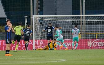 Foto Alessandro La Rocca/LaPresse 19 Maggio 2023 Pisa,Italia-Sport, Calcio- Pisa vs    Spal- Campionato di Calcio Serie BKT 2022/2023 -  Stadio Arena Garibaldi Romeo Anconetani -  Nella foto: Esultanza Raffaele Celia Spal dopo il gol 0-1


May 19, 2023 Pisa , Italy - sport, soccer - Pisa vs Spal, Italian Football Championship League BKT 2022/2023 Arena Garibaldi Romeo Anconetani stadium  - In the pic: Raffaele Celia Spal celebrates