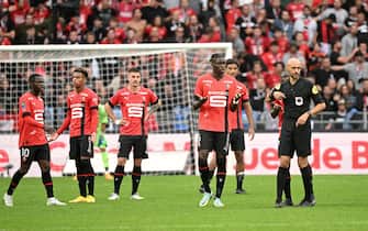 06 Lesley UGOCHUKWU (srfc) during the Ligue 1 Uber Eats match between Stade Rennais and AC Ajaccio at Roazhon Park on August 21, 2022 in Rennes, France. (Photo by Anthony Bibard/FEP/Icon Sport) - Photo by Icon sport/Sipa USA
