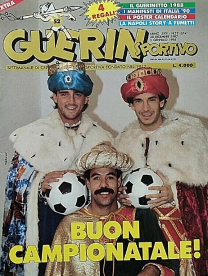 Guerin Sportivo 1989 – Vialli, Mancini, Foggia, Reggiana, Cabrini, Rizzitelli – Occasion