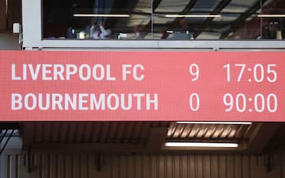 Liverpool &Co, le goleade record dal 2000