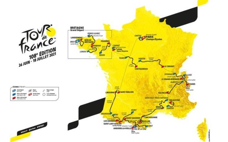 Percorso Giro D Italia 2021
