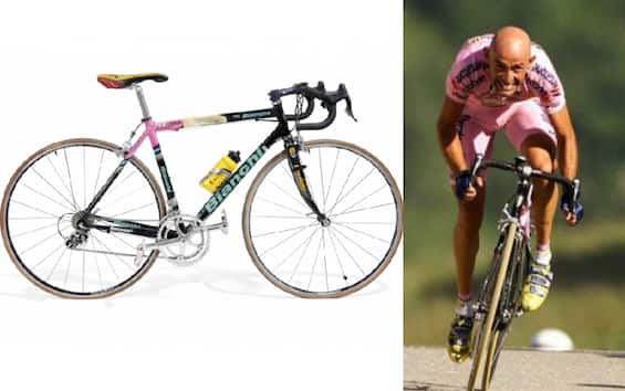 All'asta due bici di Marco Pantani: vendute per oltre 100mila euro l Sky  Sport